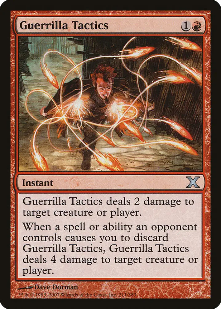Guerrilla Tactics [Tenth Edition] - MTG Single