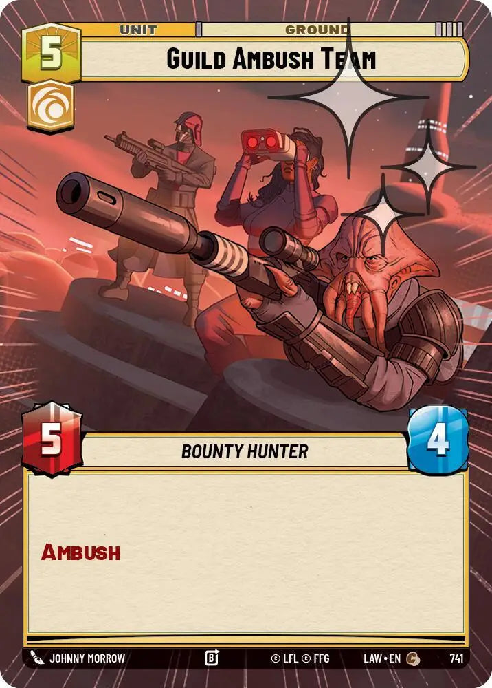 Guild Ambush Team (Hyperspace Foil) (741) [A Lawless Time]