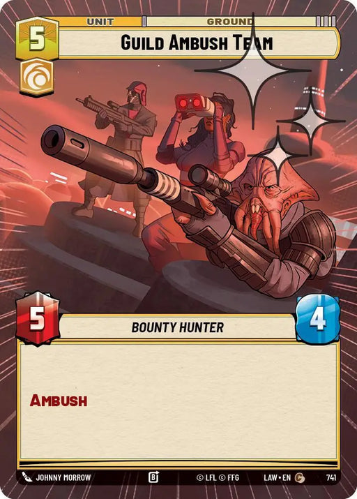 Guild Ambush Team (Hyperspace Foil) (741) [A Lawless Time]