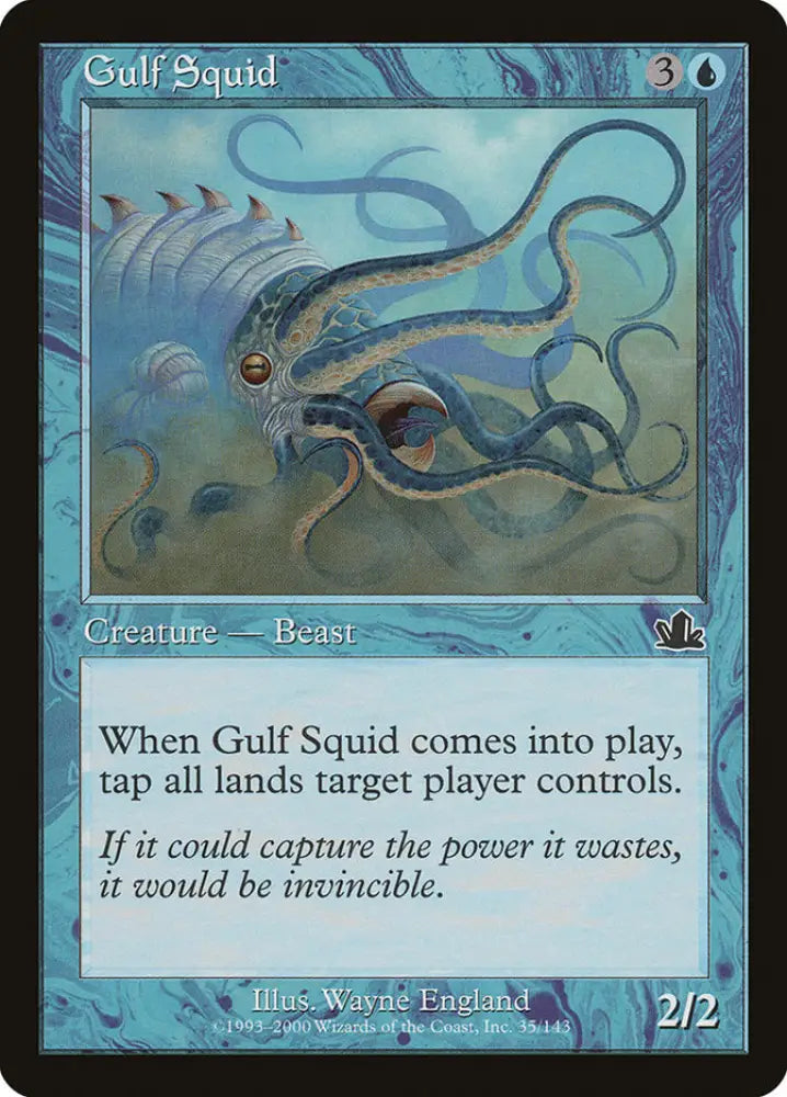 Gulf Squid [Prophecy] - MTG Single