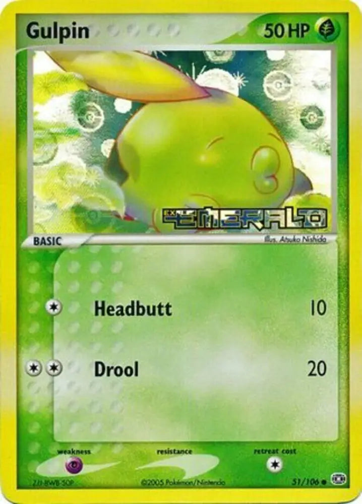 Gulpin (51/106) (Stamped) [EX: Emerald] - Pokemon Single