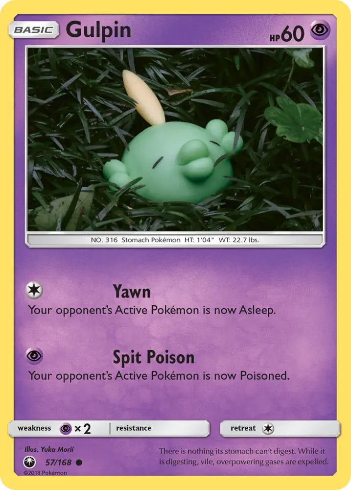 Gulpin (57/168) [Sun & Moon: Celestial Storm] - Pokemon Single