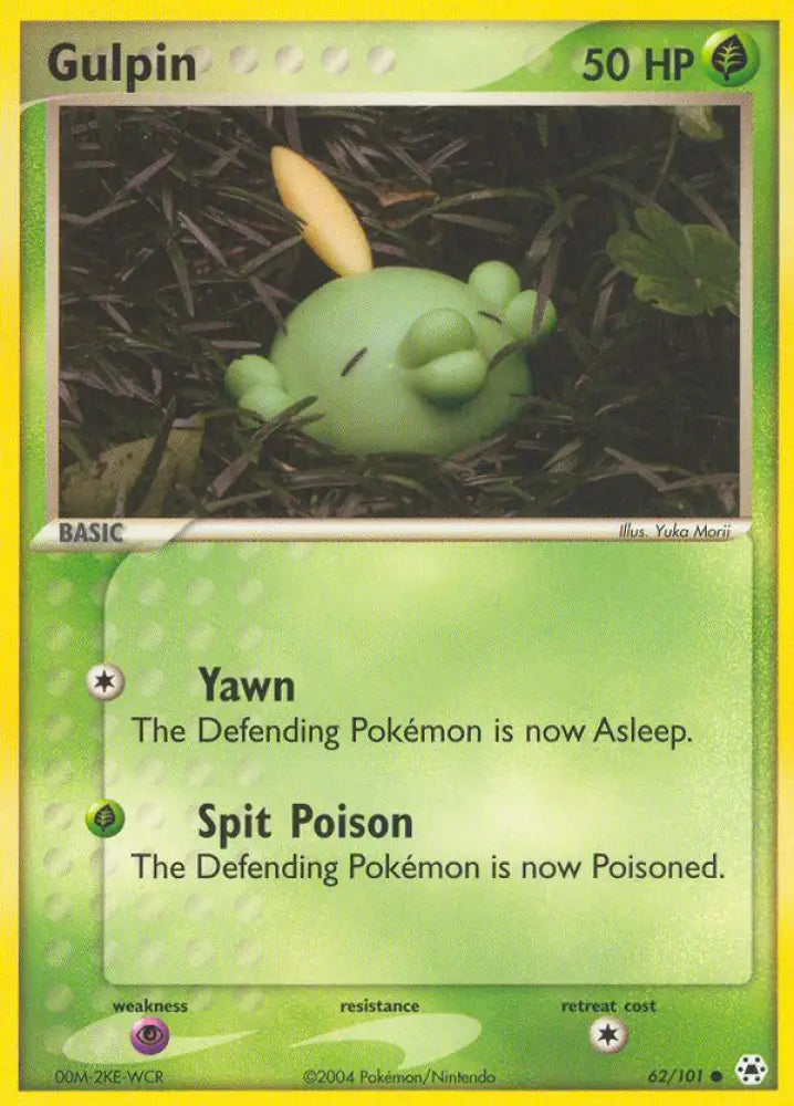 Gulpin (62/101) [EX: Hidden Legends] - Pokemon Single