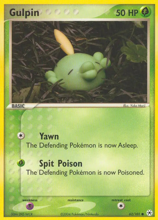 Gulpin (62/101) [EX: Hidden Legends] - Pokemon Single