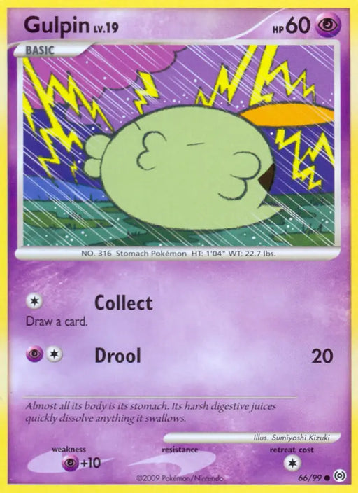Gulpin (66/99) [Platinum: Arceus] - Pokemon Single