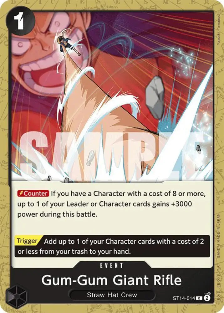 Gum-Gum Giant Rifle (ST14-014) [Starter Deck 14: 3D2Y]