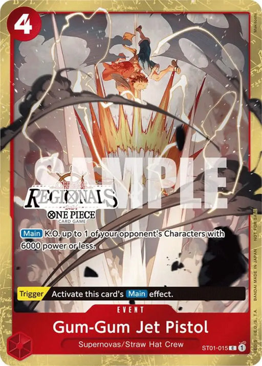 Gum-Gum Jet Pistol (Offline Regional 2024) [Participant] (ST01-015) [One Piece Promotion Cards]