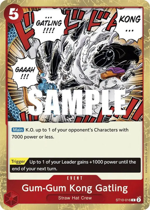 Gum-Gum Kong Gatling (ST10-016) [Ultra Deck: The Three Captains]