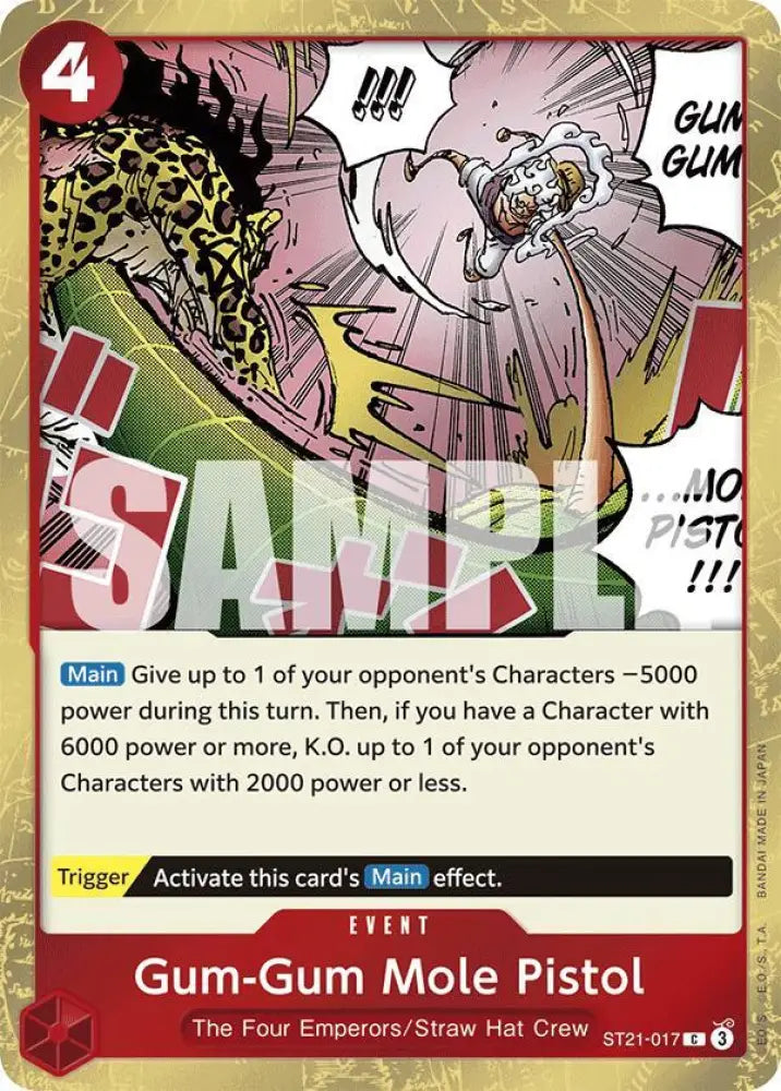 Gum-Gum Mole Pistol (ST21-017) [Starter Deck EX: Gear 5]