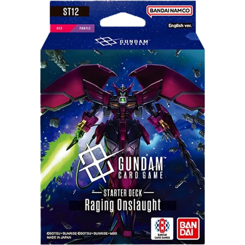 Gundam CG ST-12 Starter Deck Raging Onslaught (EN) (2026-09-25) - Gundam Card Game Sealed