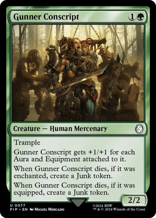 Gunner Conscript [Fallout] - MTG Single