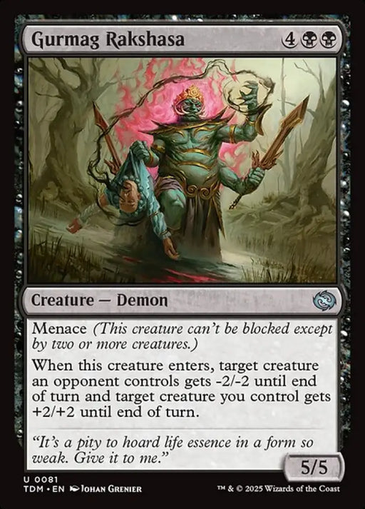 Gurmag Rakshasa (81) [Tarkir: Dragonstorm]