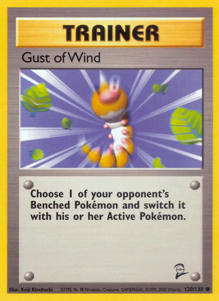 Gust of Wind (120/130) [Base Set 2] - Pokemon Single