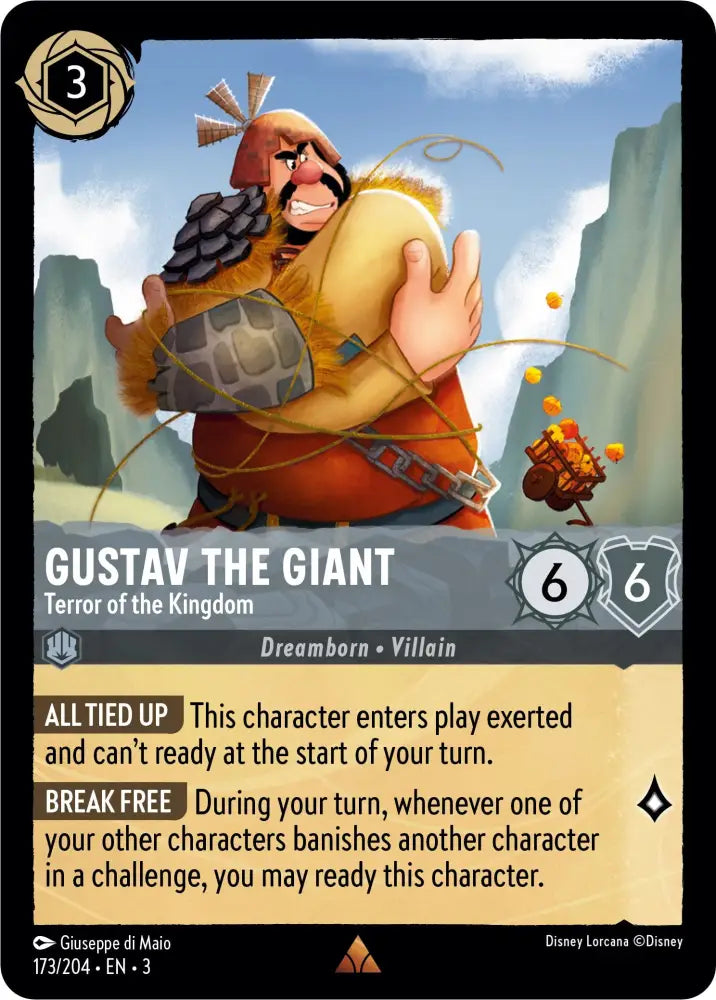 Gustav the Giant - Terror of the Kingdom (173/204) [Into the Inklands] - Lorcana Single