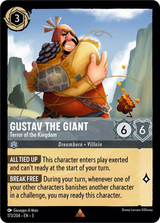 Gustav the Giant - Terror of the Kingdom (173/204) [Into the Inklands] - Lorcana Single