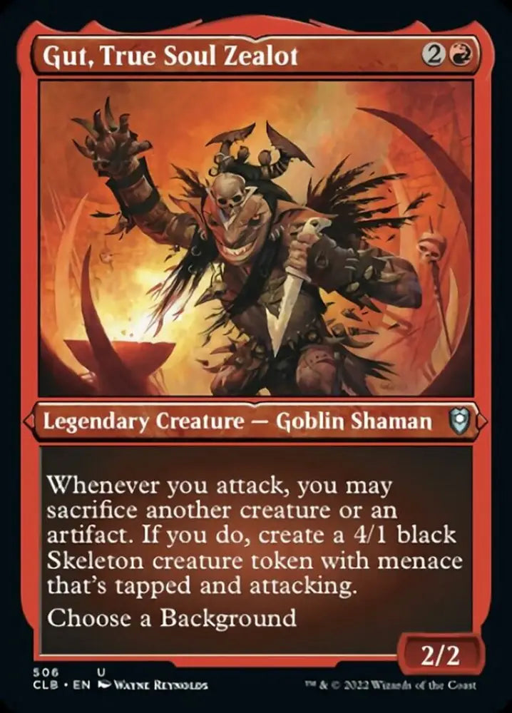 Gut True Soul Zealot (Foil Etched) [Commander Legends: Battle for Baldur’s Gate] - MTG Single