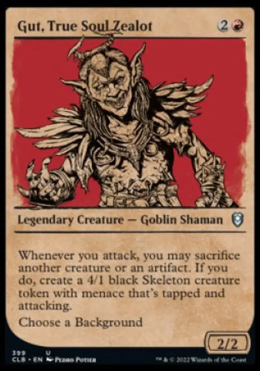 Gut True Soul Zealot (Showcase) [Commander Legends: Battle for Baldur’s Gate] - MTG Single