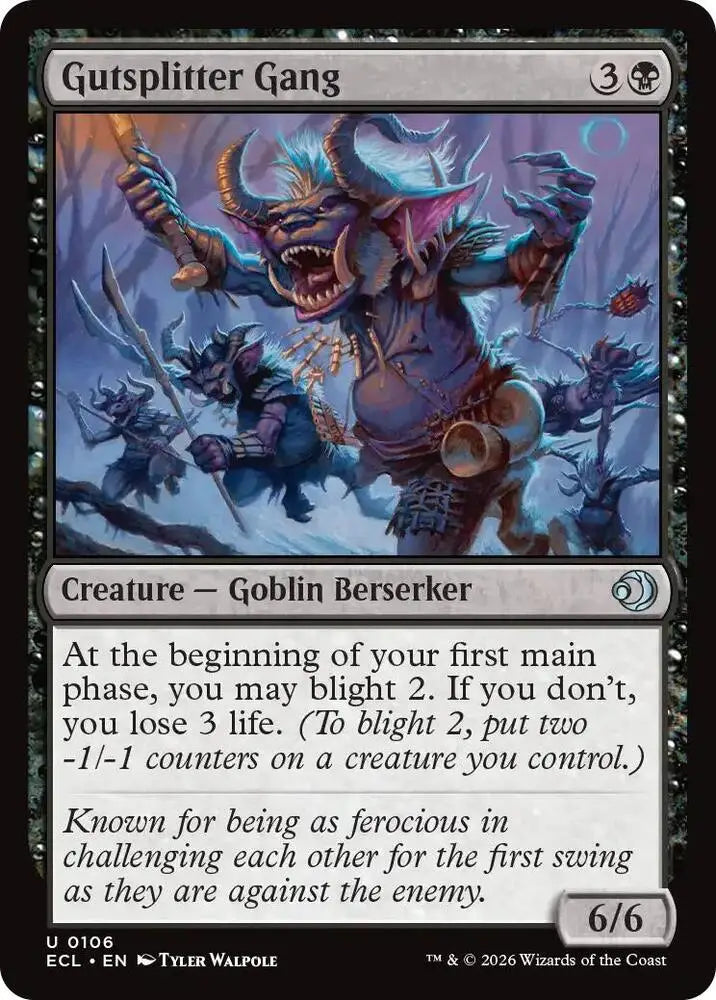 Gutsplitter Gang (106) [Lorwyn Eclipsed]