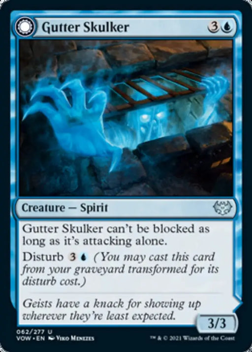 Gutter Skulker // Gutter Shortcut [Innistrad: Crimson Vow] - MTG Single
