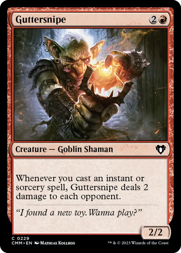 Guttersnipe [Commander Masters] - MTG Single