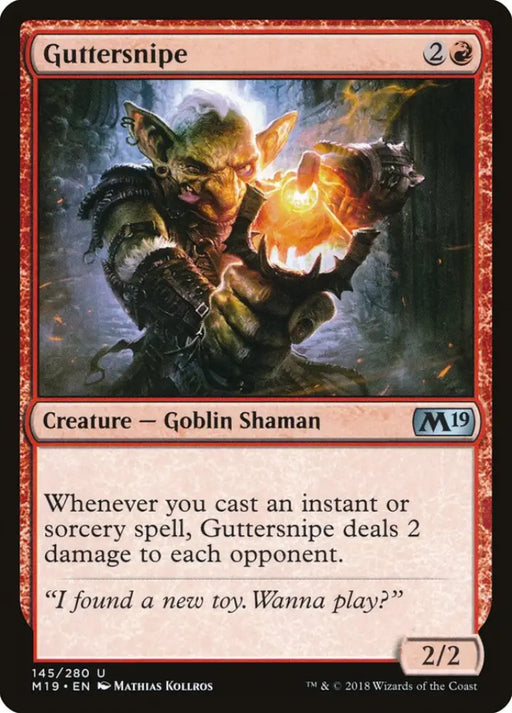 Guttersnipe [Core Set 2019] - MTG Single