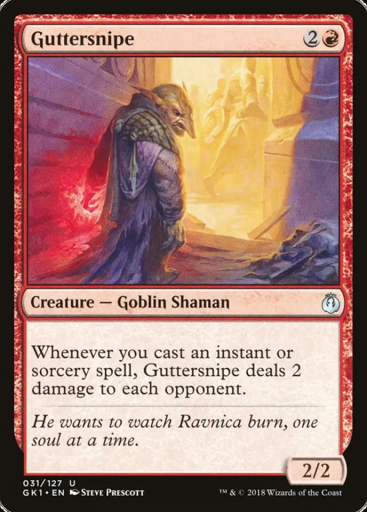 Guttersnipe [Guilds of Ravnica Guild Kit] - MTG Single