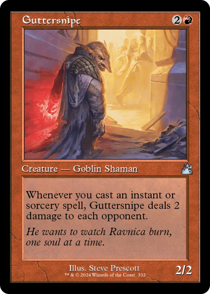 Guttersnipe (Retro Frame) [Ravnica Remastered] - MTG Single