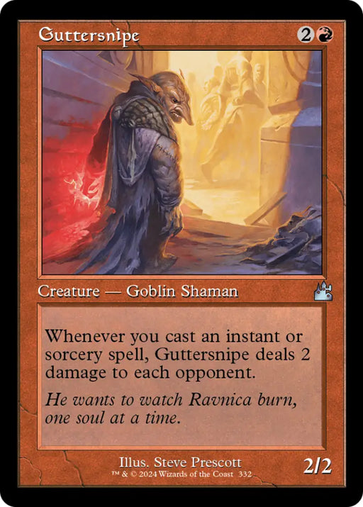 Guttersnipe (Retro Frame) [Ravnica Remastered] - MTG Single