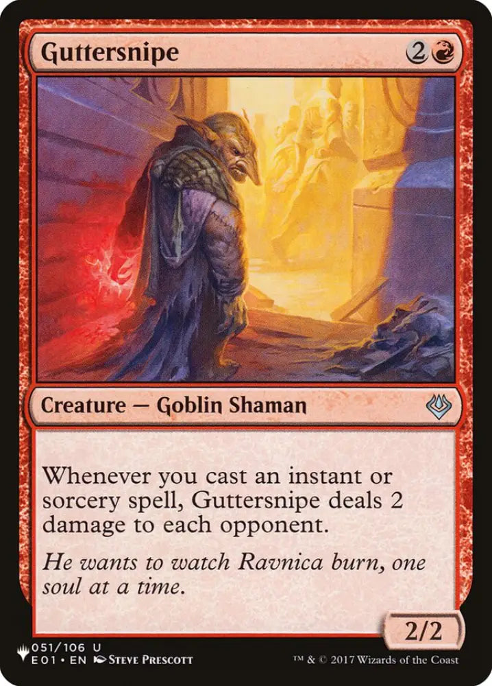 Guttersnipe [The List] - MTG Single