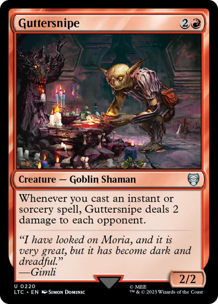 Guttersnipe [The Lord of the Rings: Tales of Middle-Earth Commander] - MTG Single