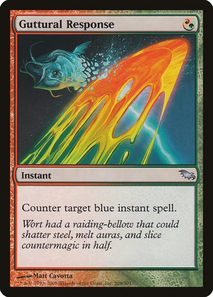 Guttural Response [Shadowmoor] - MTG Single