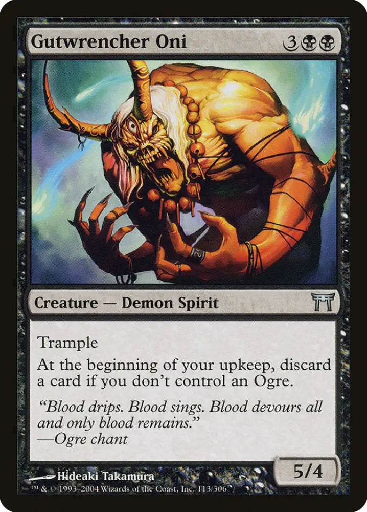 Gutwrencher Oni [Champions of Kamigawa] - MTG Single