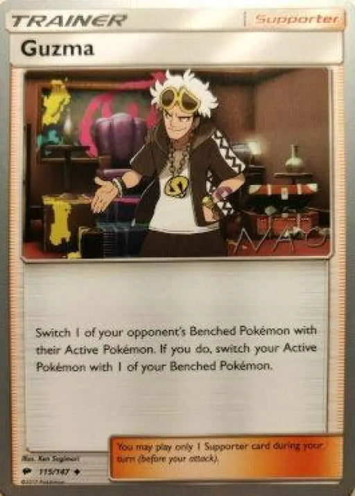 Guzma (115/147) (Buzzroc - Naohito Inoue) [World Championships 2018] - Pokemon Single