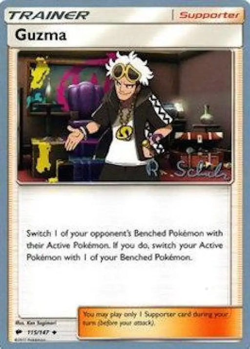 Guzma (115/147) (Victory Map - Robin Schulz) [World Championships 2018] - Pokemon Single