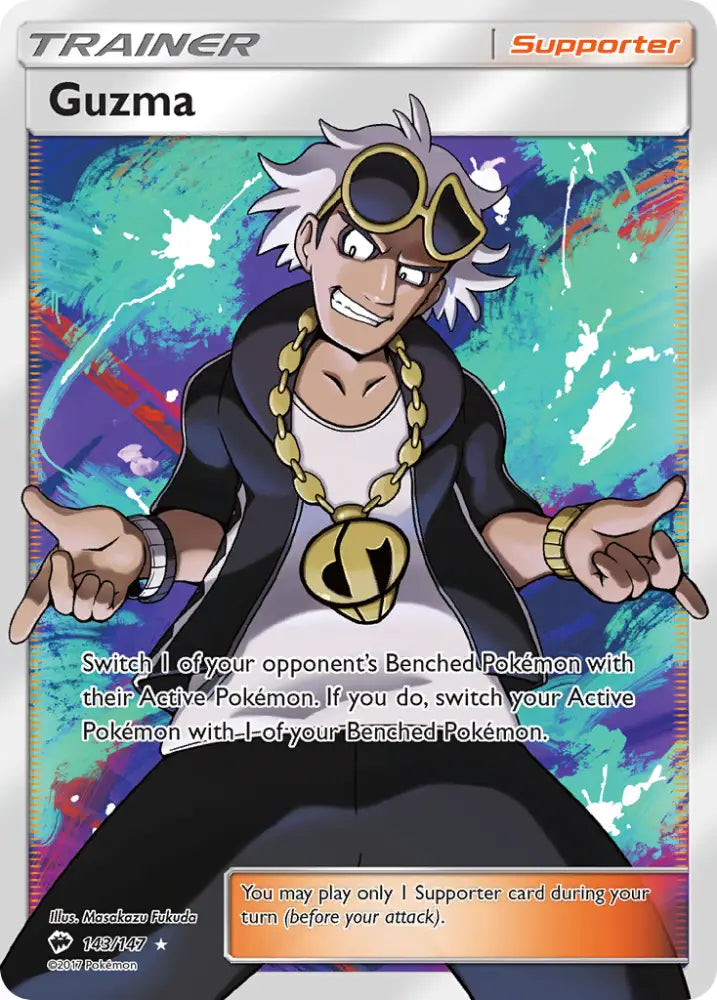 Guzma (143/147) [Sun & Moon: Burning Shadows] - Pokemon Single