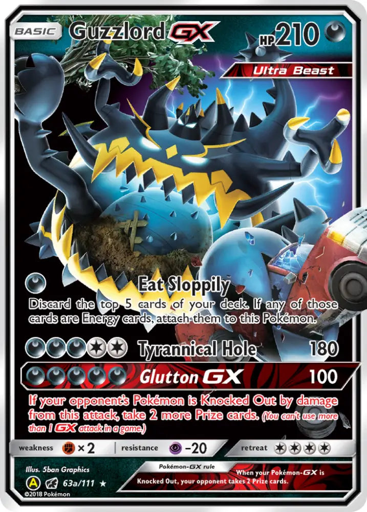 Guzzlord GX (63a/111) [Alternate Art Promos] - Pokemon Single