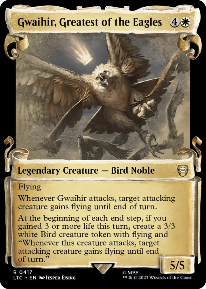 Gwaihir Greatest of the Eagles [The Lord of the Rings: Tales of Middle-Earth Commander Showcase Scrolls] - MTG Single