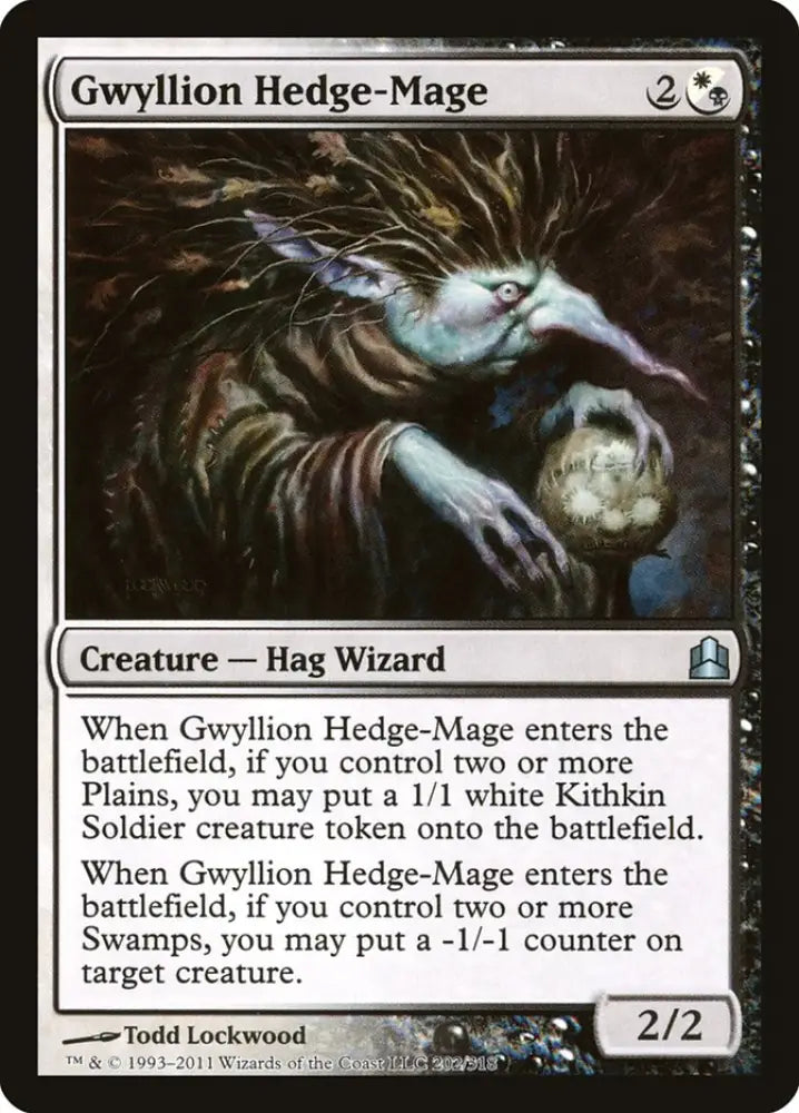 Gwyllion Hedge-Mage [Commander 2011] - MTG Single