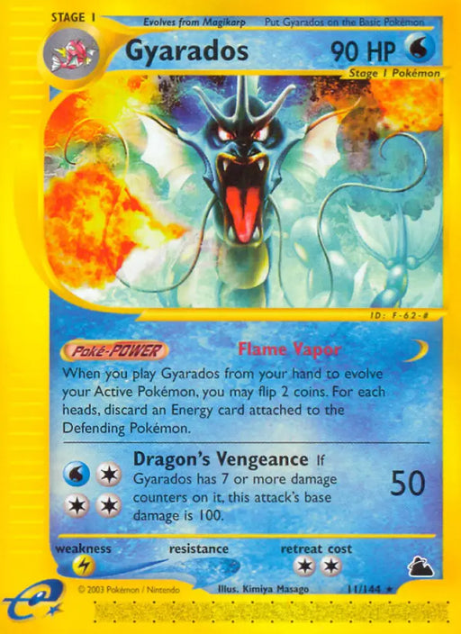 Gyarados (11/144) [Skyridge] - Pokemon Single