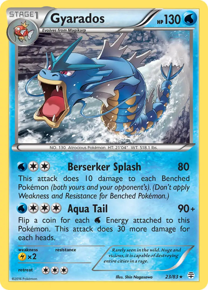 Gyarados (23/83) [XY: Generations] - Pokemon Single