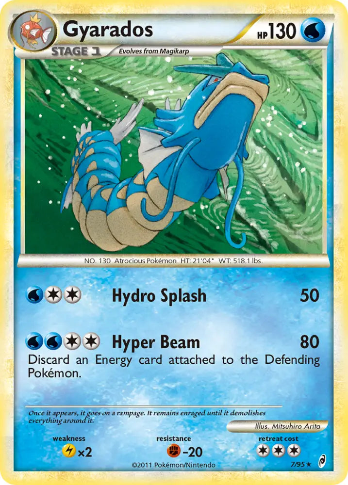 Gyarados (7/95) [HeartGold & SoulSilver: Call of Legends] - Pokemon Single