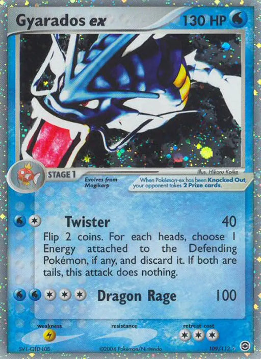 Gyarados ex (109/112) [EX: FireRed & LeafGreen] - Pokemon Single