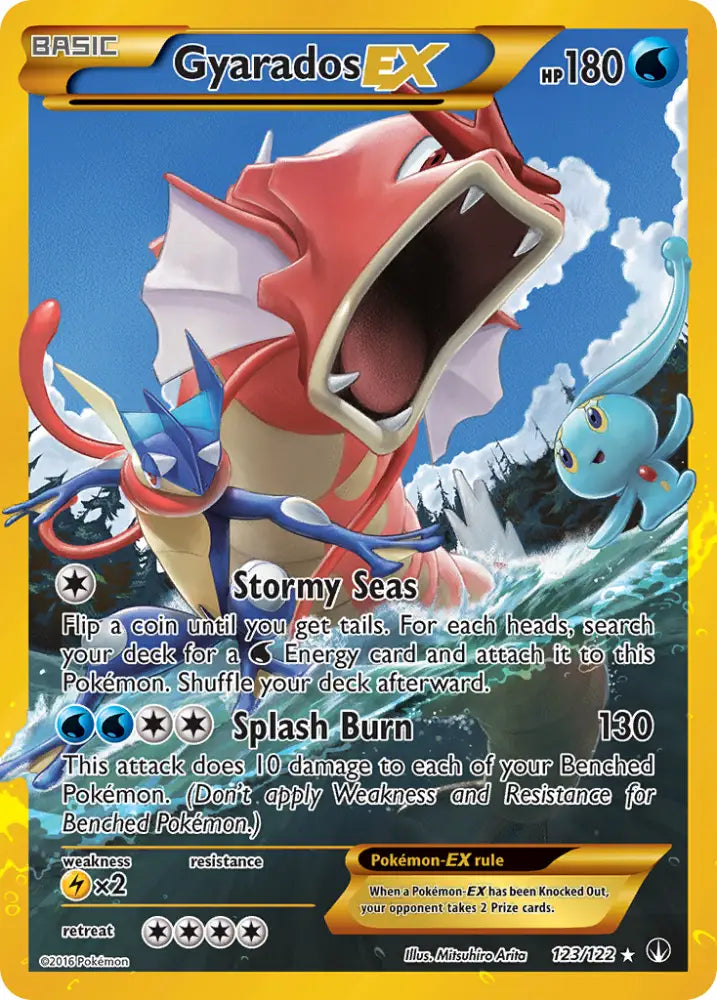 Gyarados EX (123/122) [XY: BREAKpoint] - Pokemon Single