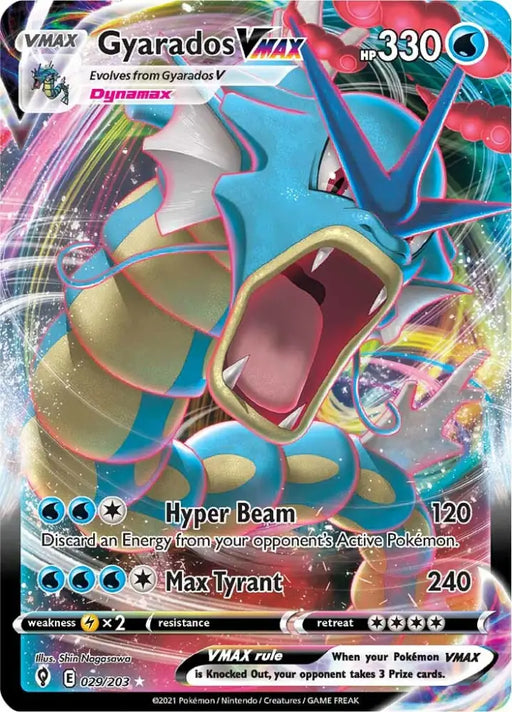 Gyarados VMAX (029/203) [Sword & Shield: Evolving Skies] - Pokemon Single
