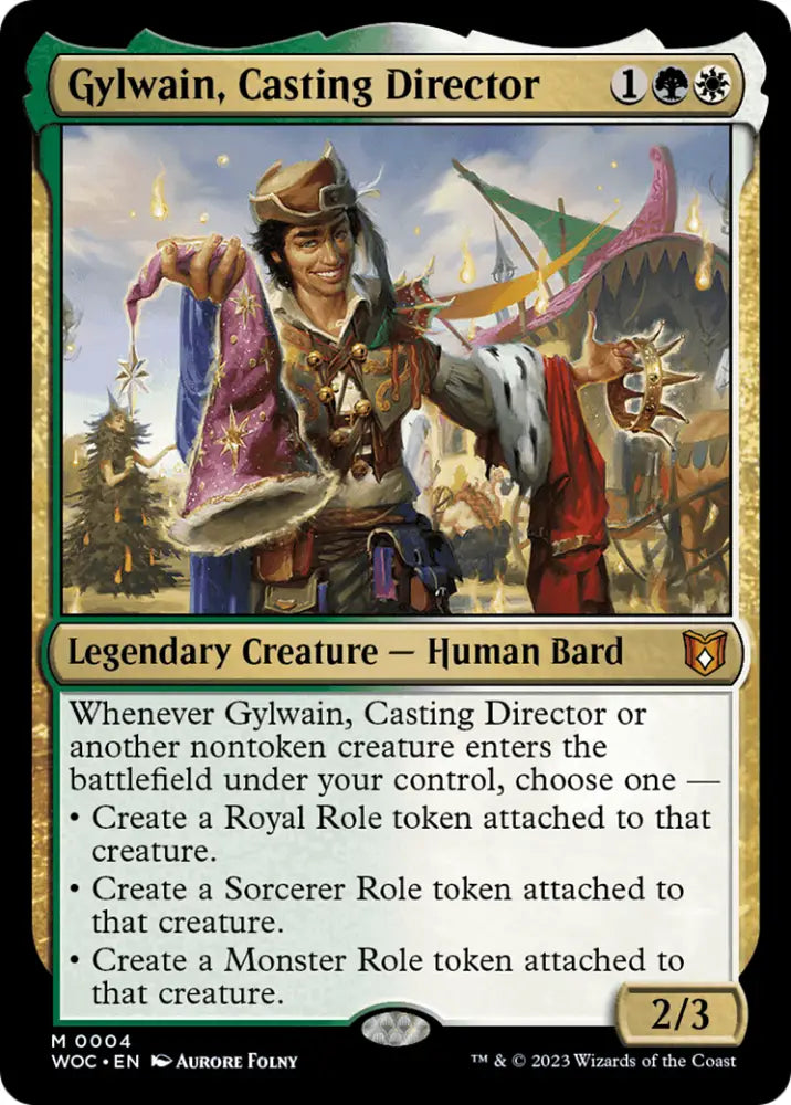 Gylwain Casting Director [Wilds of Eldraine Commander] - MTG Single