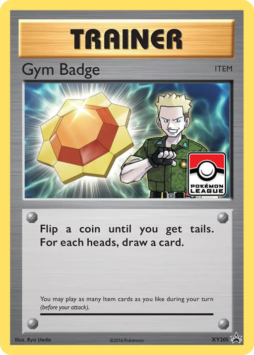 Gym Badge (XY205) (Lt. Surge) [XY: Black Star Promos] - Pokemon Single