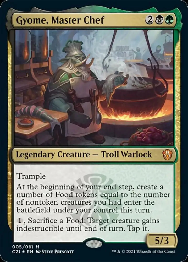 Gyome Master Chef [Commander 2021] - MTG Single