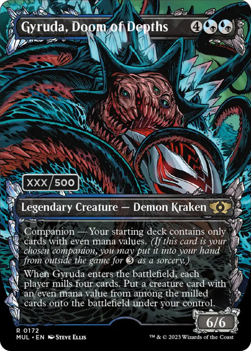 Gyruda Doom of Depths (Serialized) [Multiverse Legends] - MTG Single