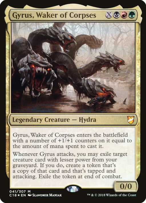 Gyrus Waker of Corpses [Commander 2018] - MTG Single