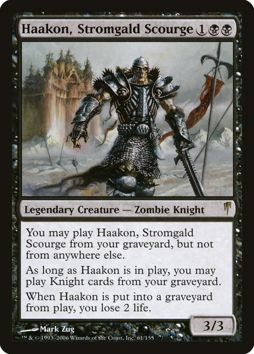 Haakon Stromgald Scourge [Coldsnap] - MTG Single